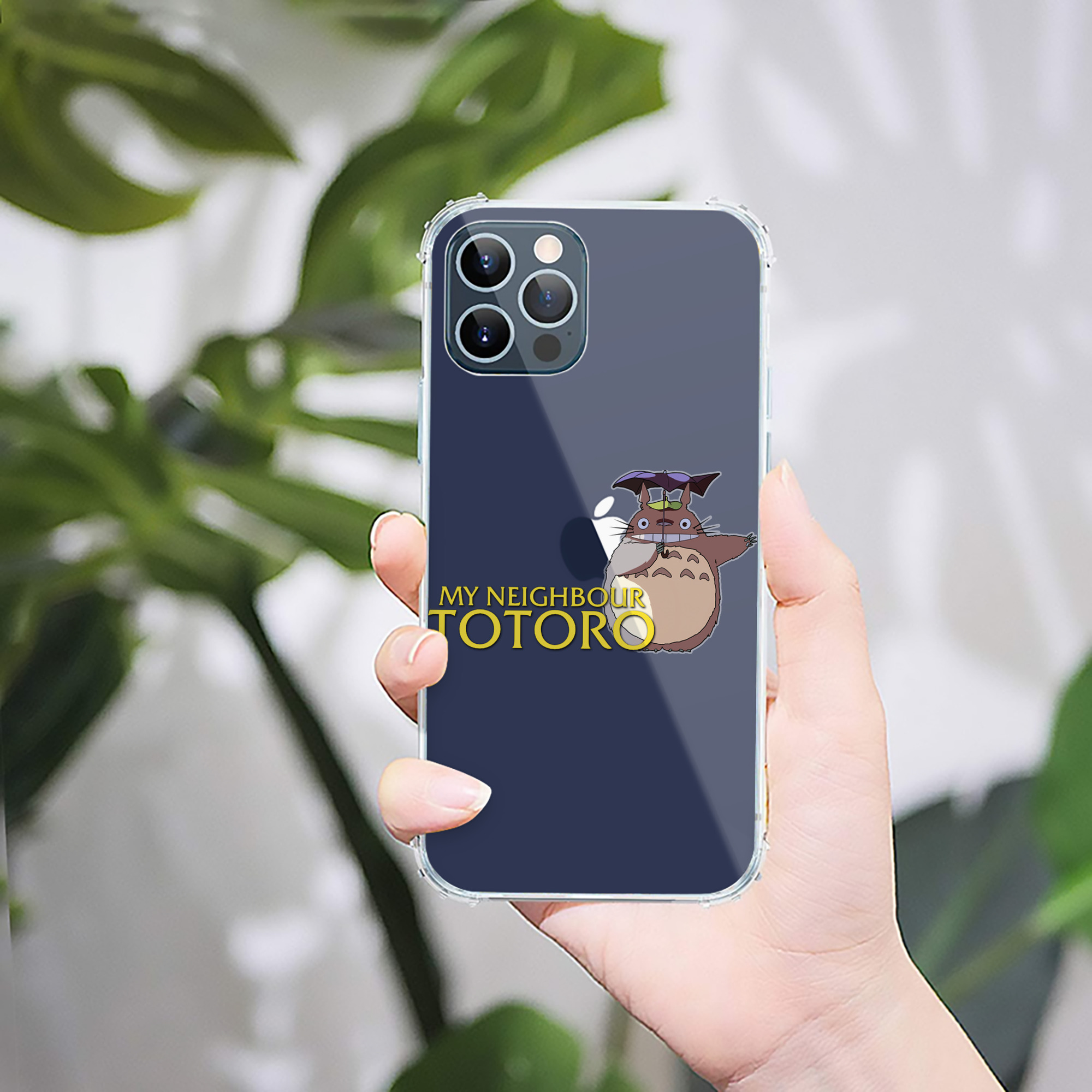 （画像用） となりのトトロ 草壁メイ 草壁サツキ My Neighbor Totoro Satsuki Kusakabe Mei Kusakabe 【iPhone 12シリーズ対応】透明スマホケース（クリアソフトケース）